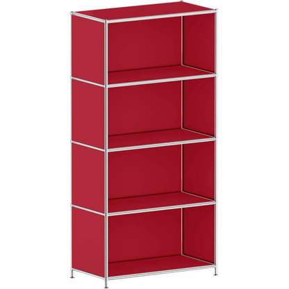 Artikelbild für viasit Aktenregal System4 rubinrot 77,9 x 40,4 x 155,7 cm, 1 St., Artikelnummer 502282