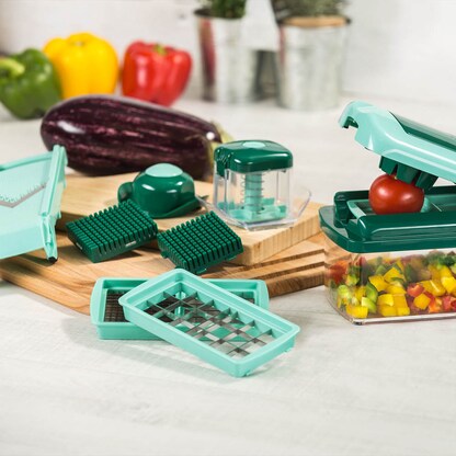 Genius Gemüseschneider manuell Nicer Dicer Fusion smart, 1 Set