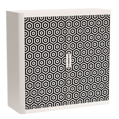 Artikelbild für PAPERFLOW easyOffice Black & White Rollladenschrank 60404 2 Fachböden 110,0 x 41,5 x 104,0 cm, Artikelnummer 210837