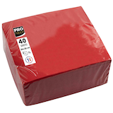 Artikelbild 1 für PROnappe Servietten rot 2-lagig 38,0 x 38,0 cm, 40 St., Artikelnummer 361849