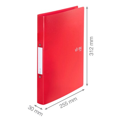 Artikelbild 3 für VON LEITZ Ringbücher 2-Ringe 1x gelb, blau, rot, grün, schwarz 2,5 cm DIN A4, 5 St., Artikelnummer 635456