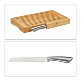 Artikelbild 1 für relaxdays Schneidebrett Natur 40,0 x 24,0 cm 2-tlg., 1 Set, Artikelnummer 361404