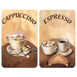 Artikelbild 1 für WENKO Herdabdeckplatten Kaffee braun, 2 St., Artikelnummer 528731