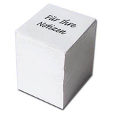 Artikelbild 1 für Notizzettel lose weiß 9,7 x 9,7 cm, ca. 500 Blatt, 1 Pack, Artikelnummer 506667