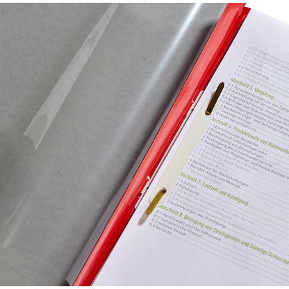 Artikelbild 4 für VELOFLEX Heftstreifen weiß Kunststoff, 10 St., Artikelnummer 813022