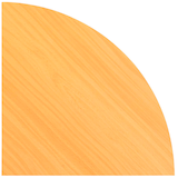 Artikelbild 1 für HAMMERBACHER Verbindungsplatte Haziender buche, dreieckig abgerundet 80,0 x 80,0 x 2,5 cm, Artikelnummer 791996