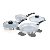 Artikelbild 1 für Genius Pfannen-Set Cerafit Steel silber 7-tlg., 1 Set, Artikelnummer 895589