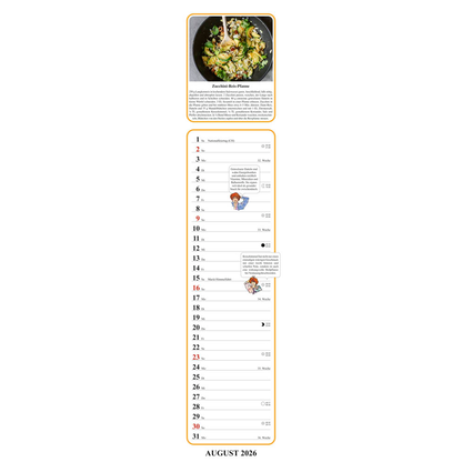 Artikelbild 9 für Streifenkalender Tante Claras Küchenkalender 2026, 1 St., Artikelnummer 551537