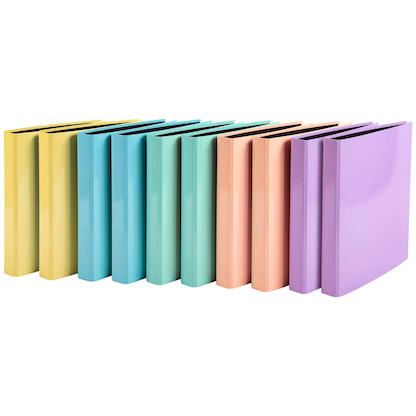 Artikelbild für Exacompta Aquarel Ringbücher 4-Ringe farbsortiert 4,0 cm DIN A4, 10 St., Artikelnummer 680888
