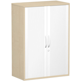 Artikelbild 1 für geramöbel Flex Rollladenschrank ahorn, silber 2 Fachböden 80,0 x 42,5 x 118,2 cm, Artikelnummer 876363