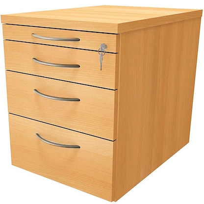 Artikelbild für fm Sidney Rollcontainer buche 4 Auszüge 43,4 x 60,0 x 54,0 cm, Artikelnummer 137701