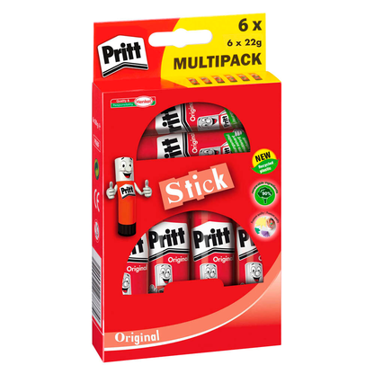 Artikelbild für Pritt Klebestift 22,0 g, 6 St., Artikelnummer 559914