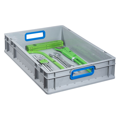 Artikelbild für Allit ProfiPlus Eurobox grau, blau 40,0 x 60,0 x 12,0 cm, 1 St., Artikelnummer 837430