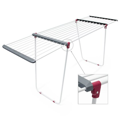 Artikelbild 6 für relaxdays Wäscheständer weiß, grau, 1 St., Artikelnummer 360853