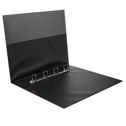 Artikelbild 5 für VELOFLEX Ringbuch 4-Ringe schwarz 4,0 cm DIN A3 hoch, 1 St., Artikelnummer 617742