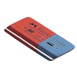 Artikelbild 1 für FABER-CASTELL Radiergummi rot, blau, 1 St., Artikelnummer 136155