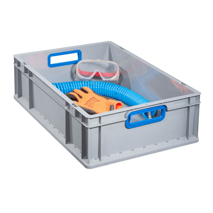 Artikelbild für Allit ProfiPlus Eurobox grau, blau 40,0 x 60,0 x 17,0 cm, 1 St., Artikelnummer 837462