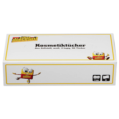 Artikelbild 4 für office discount Kosmetiktücherbox 3-lagig weiß, 90 Tücher, Artikelnummer 105904