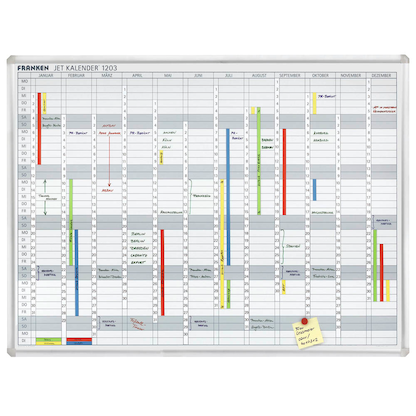 Artikelbild für FRANKEN JetKalender® 1203 Jahresplaner, Monatseinteilung 120,0 x 90,0 cm, Artikelnummer 343487