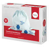 Artikelbild 1 für Rayher Bastelset Turnbeutel Monster blau, Artikelnummer 198644