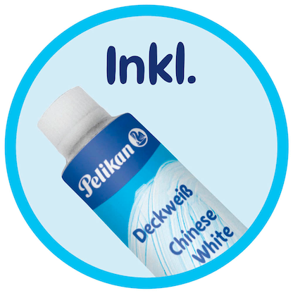 Artikelbild 9 für Pelikan K12 blau Wasserfarbkasten 12 Farben, Artikelnummer 746487