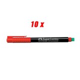 Artikelbild 1 für FABER-CASTELL MULTIMARK 1513 Folienstifte rot 0,6 mm permanent, 10 St., Artikelnummer 814525