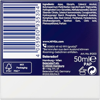 Artikelbild 5 für NIVEA GUTE NACHT Gesichtscreme 50,0 ml, Artikelnummer 578557