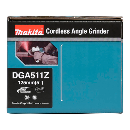 Artikelbild 12 für makita DGA511Z Akku-Winkelschleifer 18,0 V, ohne Akku, Artikelnummer 910935