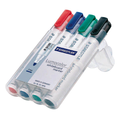 Artikelbild für STAEDTLER Lumocolor Whiteboard-Marker farbsortiert 2,0 mm, 4 St., Artikelnummer 778803