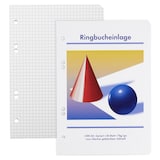 Artikelbild 1 für Ringbucheinlagen Kugel und Kegel A5 kariert, 50 Blätter, 10 Satz, Artikelnummer 426106