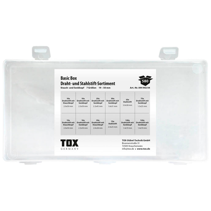Artikelbild 3 für TOX Nägel-Sortiment BASIC 580-teilig, Artikelnummer 560157
