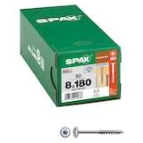 Artikelbild 1 für SPAX® Holzbauschrauben T40 Tellerkopf WIROX 0251010801805 8 mm x 180 mm, 50 St., Artikelnummer 397329