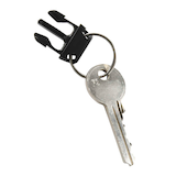 Artikelbild 1 für EICHNER Schlüsselring mit Clip schwarz, Artikelnummer 703938