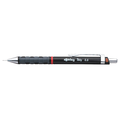 Artikelbild 3 für rotring Tikky Druckbleistift-Set schwarz HB 0,35 + 0,5 + 0,7 mm, 3 St., Artikelnummer 825500