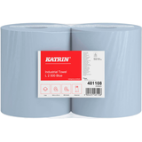 Artikelbild 1 für KATRIN Putztuchrollen L2 Blue 2-lagig blau, 500 Blätter, 2 Rollen, Artikelnummer 506436