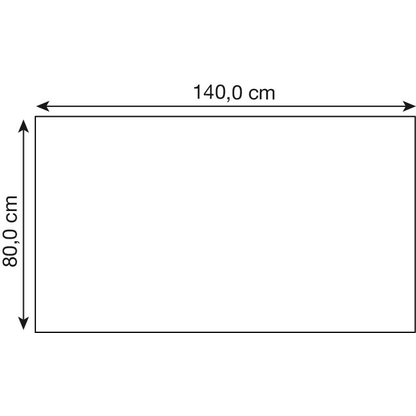 Artikelbild 2 für ith möbel Tischplatte buche rechteckig 140,0 x 80,0 x 2,5 cm, Artikelnummer 128159