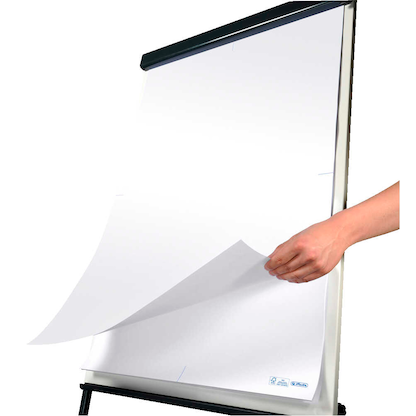 Artikelbild 3 für herlitz Flipchart-Papier blanko 65,0 x 98,0 cm, 20 Blatt, 5 Blöcke, Artikelnummer 574077