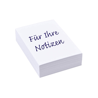 Artikelbild für Notizpapier weiß DIN A7, ca. 250 Blatt, 1 Pack, Artikelnummer 850545