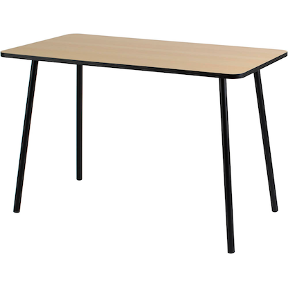 Artikelbild für PAPERFLOW easyHome HOPM Schreibtisch buche rechteckig, 4-Fuß-Gestell schwarz 114,0 x 60,0 cm, Artikelnummer 381907