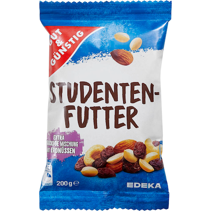 Artikelbild für GUT&GÜNSTIG Studentenfutter 200,0 g, Artikelnummer 666384