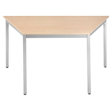 Artikelbild 1 für SODEMATUB Mehrzwecktisch ahorn, alu Trapezform, Vierkantrohr alu, 70,0/140,0 x 70,0 x 74,0 cm, Artikelnummer 969865