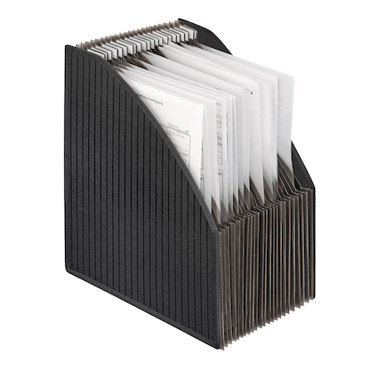 Artikelbild für VELOFLEX Stehsammler 4446 280 schwarz Kunststoff, DIN A4, Artikelnummer 607857