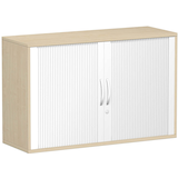 Artikelbild 1 für geramöbel Flex Rollladenschrank ahorn, silber 1 Fachboden 120,0 x 42,5 x 72,0 cm, Artikelnummer 876906