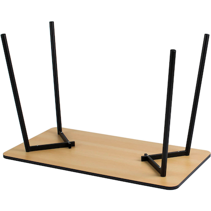 Artikelbild 4 für PAPERFLOW easyHome HOPM Schreibtisch buche rechteckig, 4-Fuß-Gestell schwarz 114,0 x 60,0 cm, Artikelnummer 381907