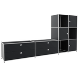Artikelbild 1 für viasit Sideboard System4, 82859 schwarz 227,9 x 40,4 x 118,2 cm, 1 St., Artikelnummer 504237