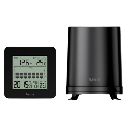 Artikelbild für hama Mykonos Wetterstation schwarz, Artikelnummer 501089