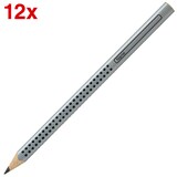 Artikelbild 1 für FABER-CASTELL Jumbo GRIP 2001 Bleistifte B silber, 12 St., Artikelnummer 710848