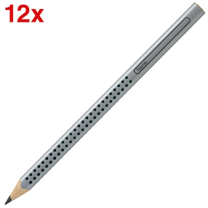 Artikelbild für FABER-CASTELL Jumbo GRIP 2001 Bleistifte B silber, 12 St., Artikelnummer 710848