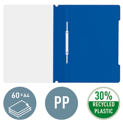 Artikelbild 9 für AKTION: LEITZ Schnellhefter 4191 Kunststoff blau DIN A4, 25 St., Artikelnummer 663939