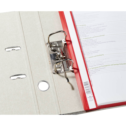 Artikelbild 7 für VELOFLEX Heftstreifen weiß Kunststoff, 10 St., Artikelnummer 813022